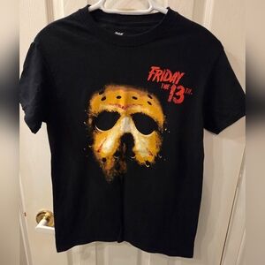 Jason Vorhees Black Friday the 13th Horror T-Shirt Unisex Small